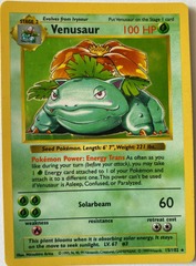 Venusaur - 15/102 - Holo Rare - Shadowless Edition - MP